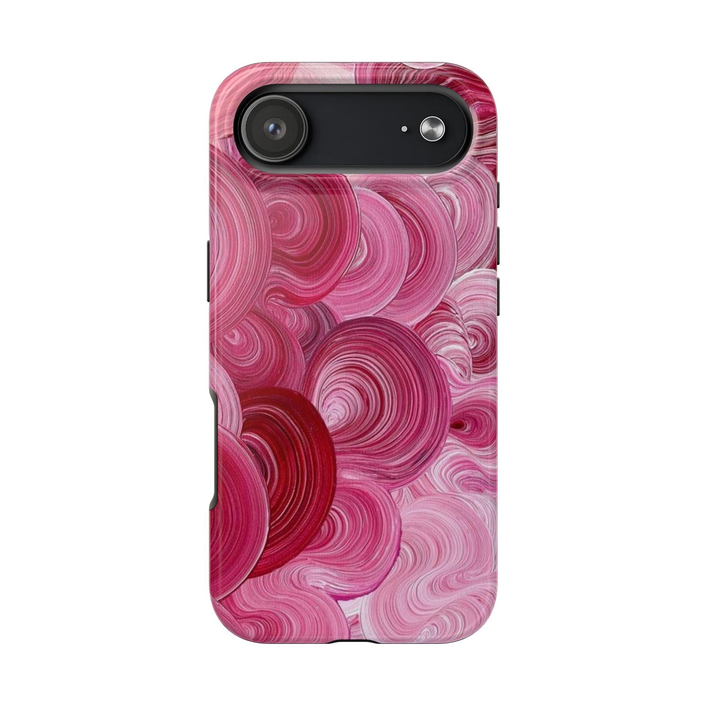 pink swirl phone case