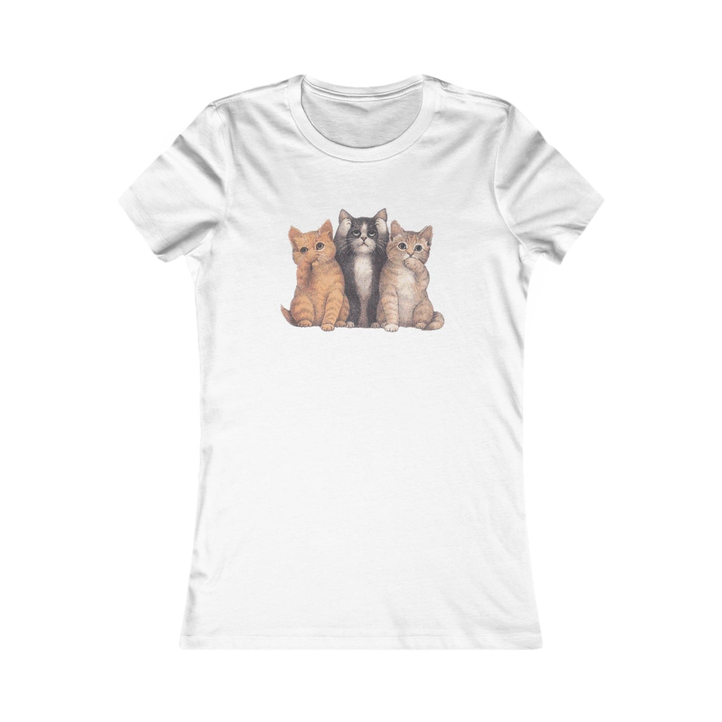 kitty trio tee