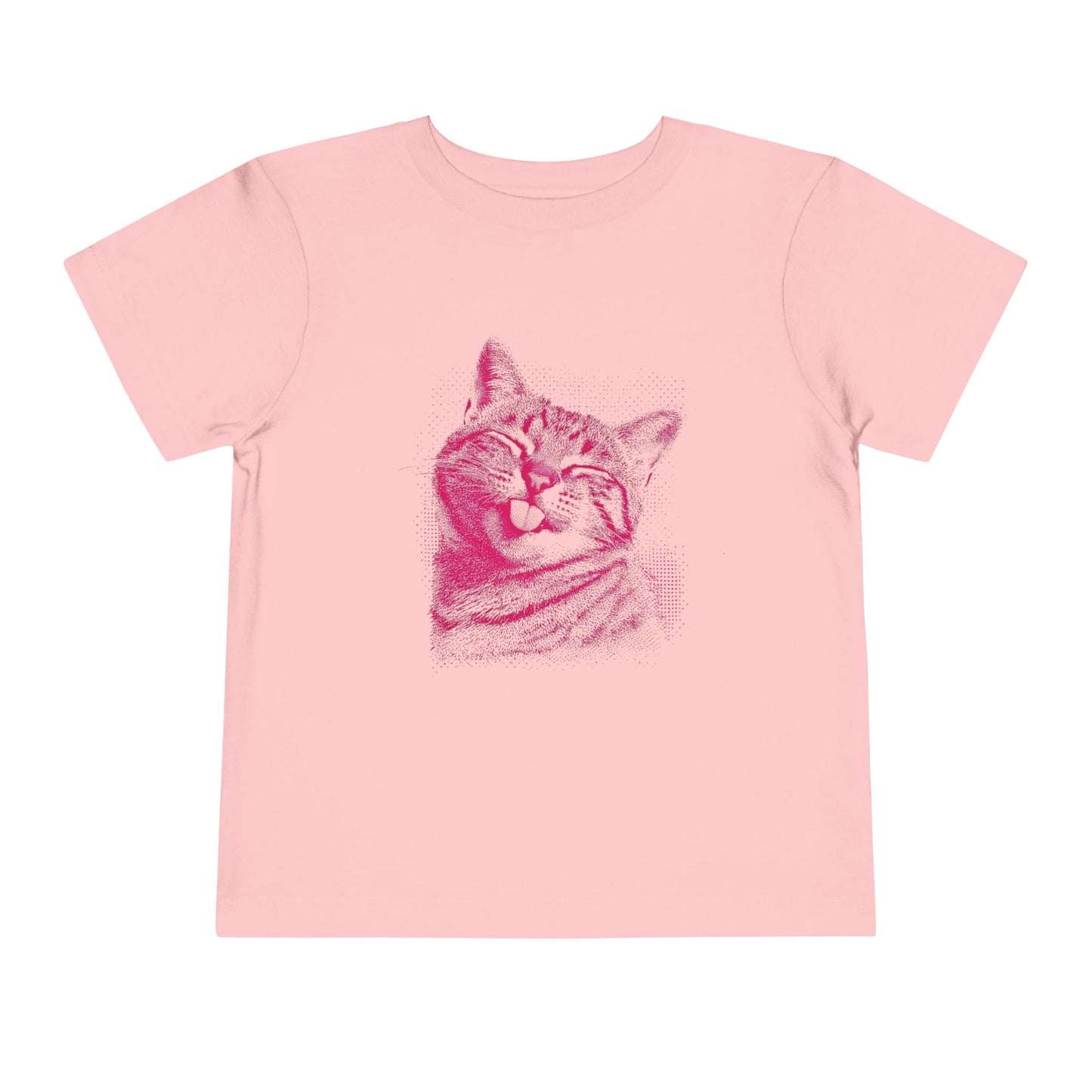 pink kitty baby tee