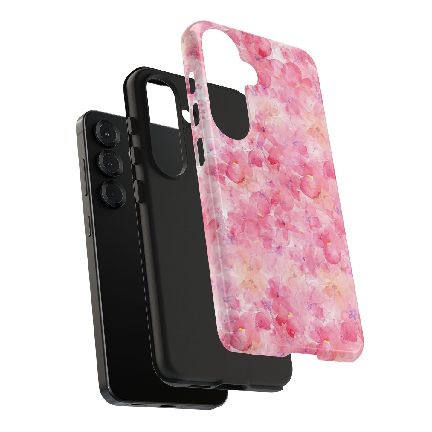 pink floral phone case