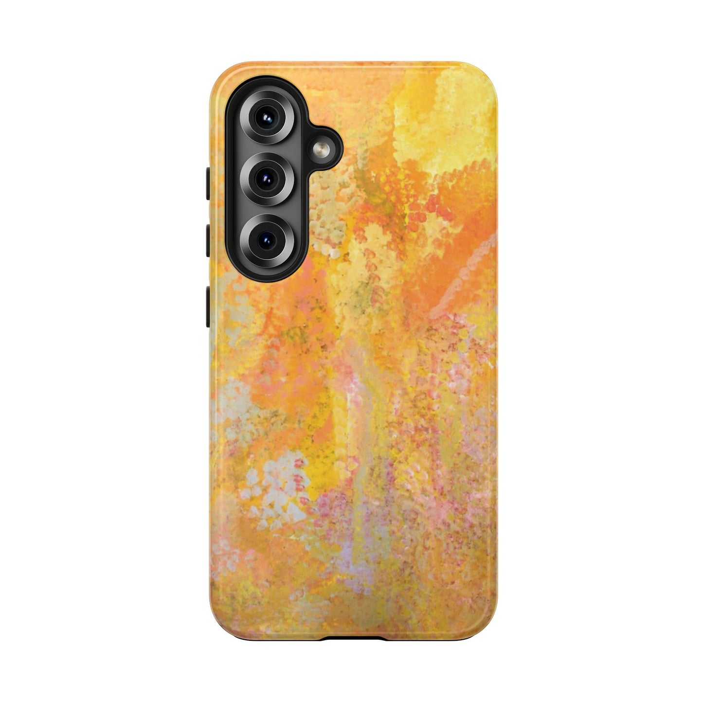 vibrant yellow phone case