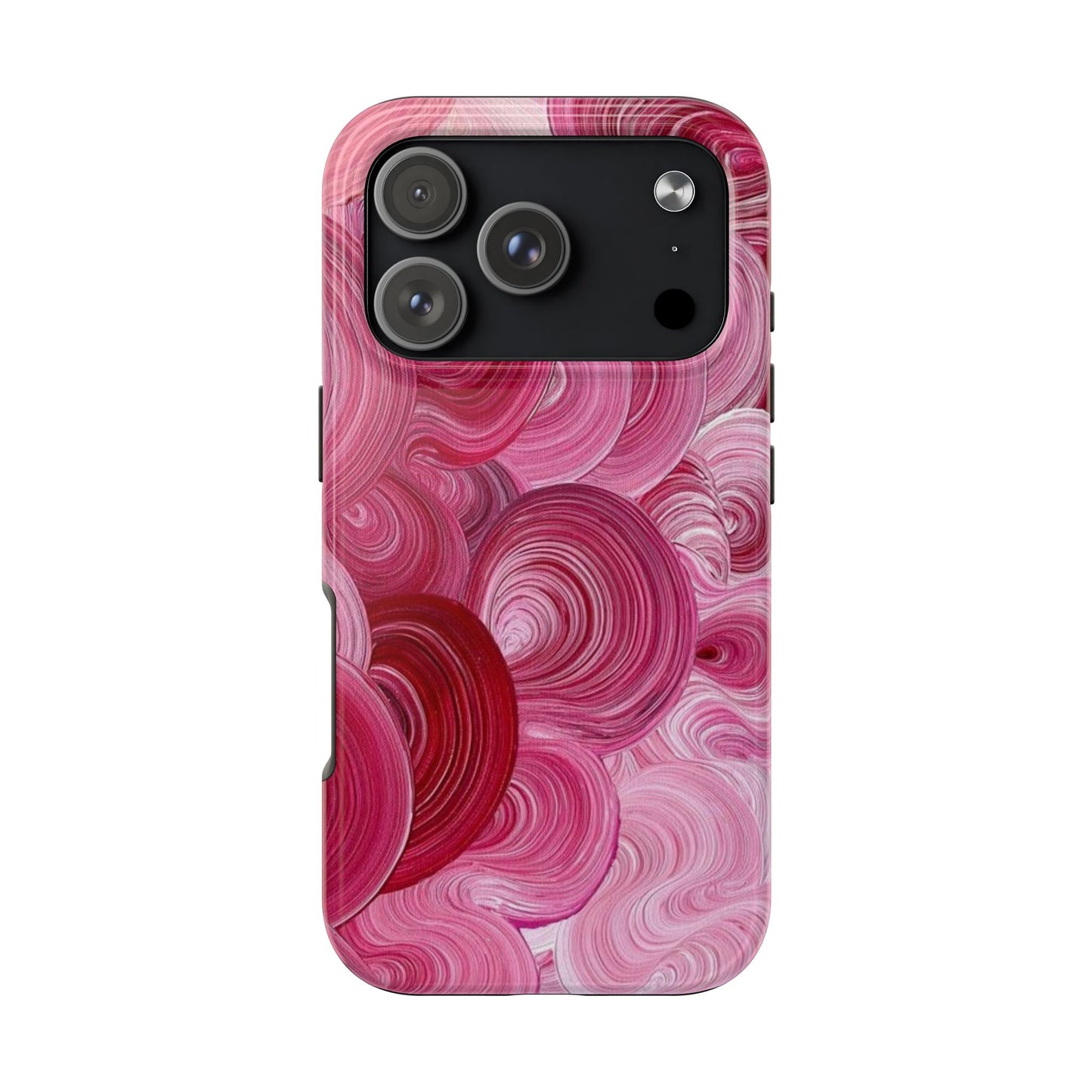 pink swirl phone case