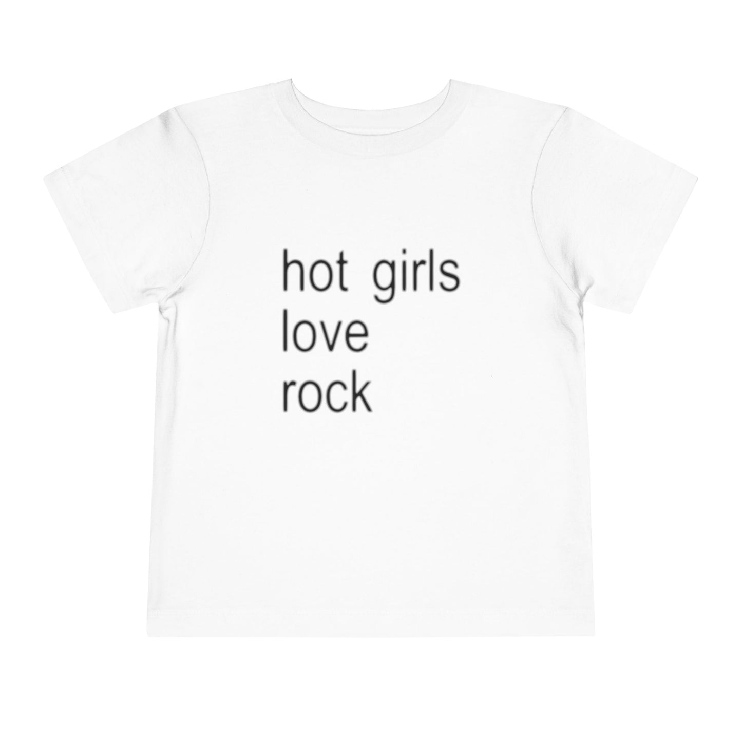 "hot girls love rock" baby tee