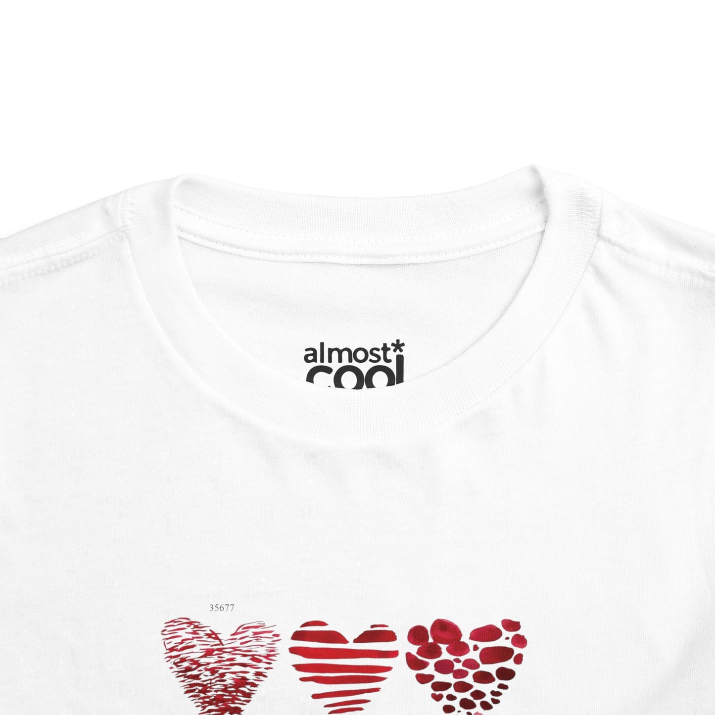 hearts baby tee