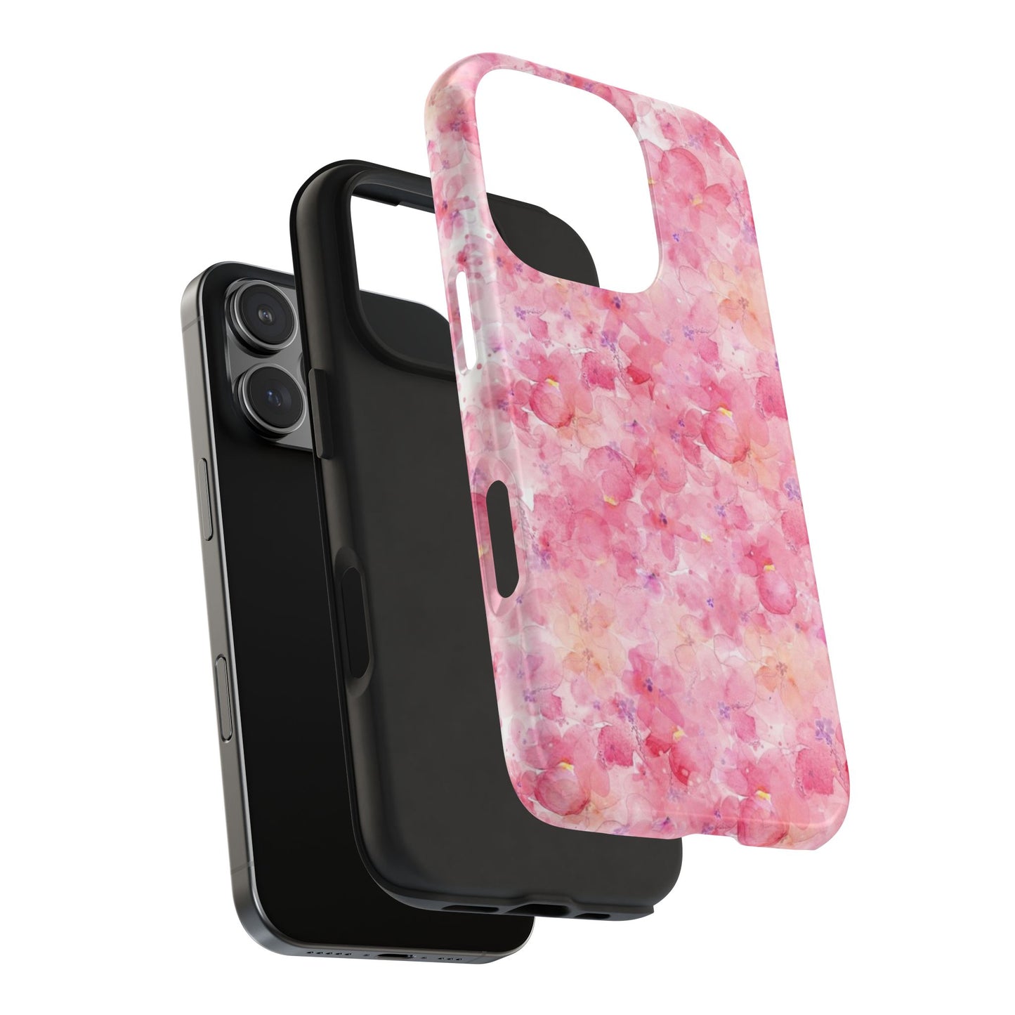 pink floral phone case