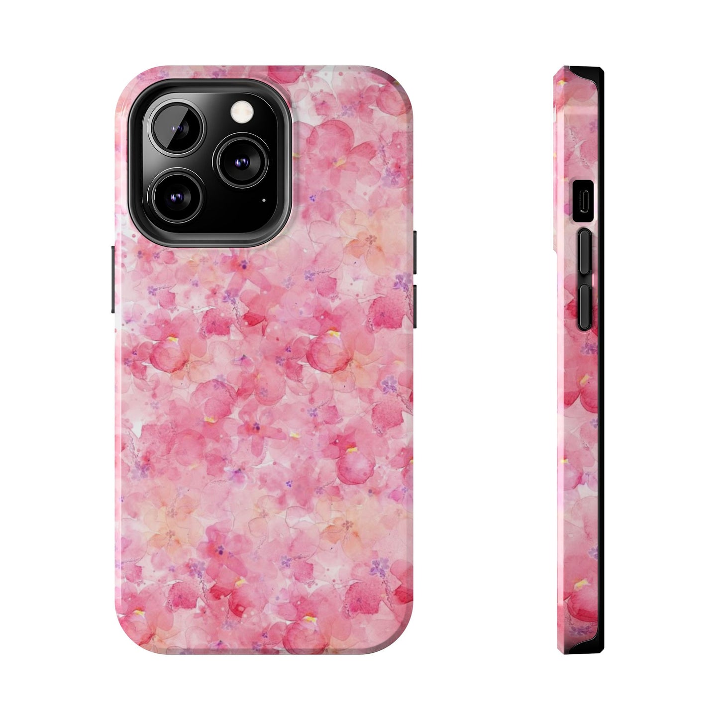 pink floral phone case