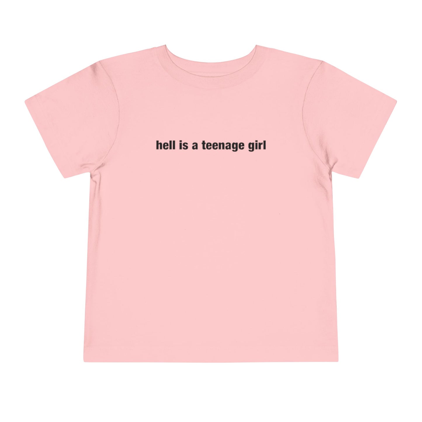 "hell is a teenage girl" baby tee